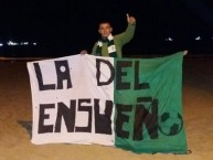 Trapo - Bandeira - Faixa - Telón - "La Del Ensueño - Cordoba" Trapo de la Barra: Los del Sur • Club: Atlético Nacional