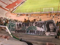 Trapo - Bandeira - Faixa - Telón - Trapo de la Barra: Los del Sur • Club: Atlético Nacional