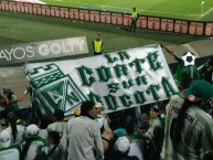 Trapo - Bandeira - Faixa - Telón - Trapo de la Barra: Los del Sur • Club: Atlético Nacional