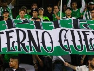 Trapo - Bandeira - Faixa - Telón - Trapo de la Barra: Los del Sur • Club: Atlético Nacional