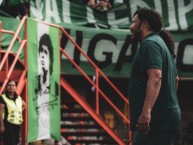 Trapo - Bandeira - Faixa - Telón - "Diego y El Loco René Higuita" Trapo de la Barra: Los del Sur &bull; Club: Atlético Nacional