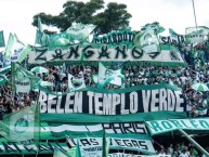 Trapo - Bandeira - Faixa - Telón - "Trapo zánganos robledo(2000) y los bandidos de belen (1999)" Trapo de la Barra: Los del Sur &bull; Club: Atlético Nacional