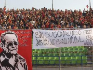 Trapo - Bandeira - Faixa - Telón - "Gracias por todo doctor Guillermo Valentiner" Trapo de la Barra: Los Demonios Rojos • Club: Caracas