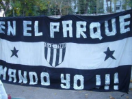 Trapo - Bandeira - Faixa - Telón - Trapo de la Barra: Los Famosos 33 • Club: Gimnasia y Esgrima de Mendoza