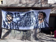 Trapo - Bandeira - Faixa - Telón - Trapo de la Barra: Los Famosos 33 • Club: Gimnasia y Esgrima de Mendoza • País: Argentina