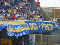 Trapo - Bandeira - Faixa - Telón - "Loco é poco" Trapo de la Barra: Los Guerreros • Club: Rosario Central