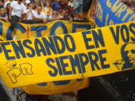 Trapo - Bandeira - Faixa - Telón - "Pensando en vos siemPRe" Trapo de la Barra: Los Guerreros &bull; Club: Rosario Central &bull; País: Argentina