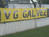 Trapo - Bandeira - Faixa - Telón - "VG GALVEZ PTE" Trapo de la Barra: Los Guerreros &bull; Club: Rosario Central &bull; País: Argentina