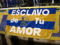 Trapo - Bandeira - Faixa - Telón - "ESCLAVO DE TU AMOR" Trapo de la Barra: Los Guerreros &bull; Club: Rosario Central &bull; País: Argentina