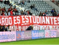 Trapo - Bandeira - Faixa - Telón - Trapo de la Barra: Los Leales • Club: Estudiantes de La Plata