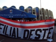 Trapo - Bandeira - Faixa - Telón - Trapo de la Barra: Los Leales • Club: Estudiantes de La Plata