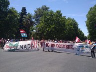 Trapo - Bandeira - Faixa - Telón - Trapo de la Barra: Los Leales • Club: Estudiantes de La Plata