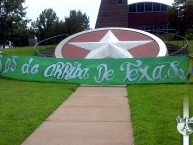 Trapo - Bandeira - Faixa - Telón - "Texas" Trapo de la Barra: Los Lokos de Arriba • Club: León