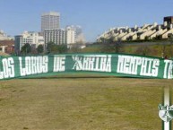 Trapo - Bandeira - Faixa - Telón - "Memphis" Trapo de la Barra: Los Lokos de Arriba • Club: León