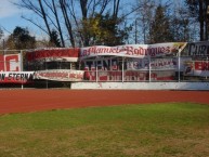 Trapo - Bandeira - Faixa - Telón - Trapo de la Barra: Los Marginales • Club: Curicó Unido