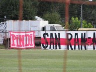 Trapo - Bandeira - Faixa - Telón - Trapo de la Barra: Los Marginales • Club: Curicó Unido