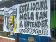 Trapo - Bandeira - Faixa - Telón - Trapo de la Barra: Los Negritos • Club: Chaco For Ever