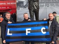 Trapo - Bandeira - Faixa - Telón - "Trapo de liverpool" Trapo de la Barra: Los Negros de la Cuchilla • Club: Liverpool de Montevideo