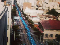 Trapo - Bandeira - Faixa - Telón - Trapo de la Barra: Los Piratas Celestes de Alberdi &bull; Club: Belgrano &bull; País: Argentina