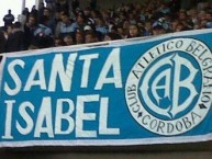 Trapo - Bandeira - Faixa - Telón - Trapo de la Barra: Los Piratas Celestes de Alberdi • Club: Belgrano • País: Argentina