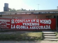 Trapo - Bandeira - Faixa - Telón - Trapo de la Barra: Los Ranchos • Club: Instituto