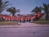 Trapo - Bandeira - Faixa - Telón - "Los Rojinegros Vieja Escuela" Trapo de la Barra: Los Rojinegros • Club: Rangers de Talca