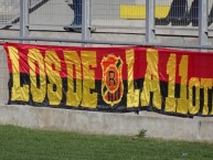 Trapo - Bandeira - Faixa - Telón - Trapo de la Barra: Los Rojinegros • Club: Rangers de Talca