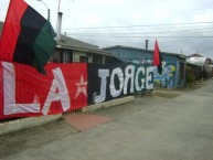 Trapo - Bandeira - Faixa - Telón - Trapo de la Barra: Los Sin Nombre • Club: Lota Schwager