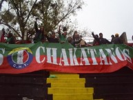 Trapo - Bandeira - Faixa - Telón - "CHAKATANOS" Trapo de la Barra: Los Tanos • Club: Audax Italiano