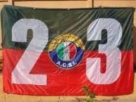 Trapo - Bandeira - Faixa - Telón - Trapo de la Barra: Los Tanos &bull; Club: Audax Italiano