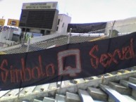 Trapo - Bandeira - Faixa - Telón - Trapo de la Barra: Mafia Azul Grana &bull; Club: Deportivo Quito