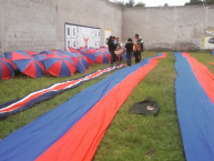 Trapo - Bandeira - Faixa - Telón - Trapo de la Barra: Mafia Azul Grana • Club: Deportivo Quito