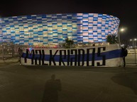 Trapo - Bandeira - Faixa - Telón - Trapo de la Barra: Malkriados • Club: Puebla Fútbol Club