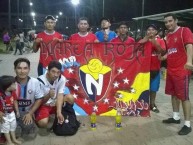 Trapo - Bandeira - Faixa - Telón - Trapo de la Barra: Marea Roja • Club: El Nacional • País: Ecuador