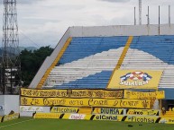 Trapo - Bandeira - Faixa - Telón - Trapo de la Barra: Mega Barra • Club: Real España