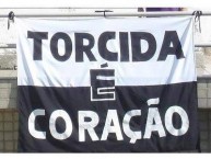 Trapo - Bandeira - Faixa - Telón - "Mov 105 - Torcida é coração" Trapo de la Barra: Movimento 105 Minutos • Club: Atlético Mineiro • País: Brasil