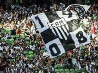 Trapo - Bandeira - Faixa - Telón - "Mov 105 - 1908" Trapo de la Barra: Movimento 105 Minutos • Club: Atlético Mineiro • País: Brasil