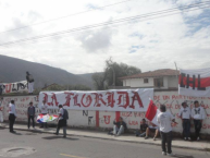 Trapo - Bandeira - Faixa - Telón - Trapo de la Barra: Muerte Blanca • Club: LDU