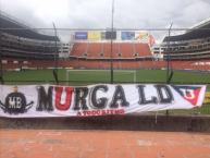 Trapo - Bandeira - Faixa - Telón - Trapo de la Barra: Muerte Blanca • Club: LDU