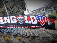 Trapo - Bandeira - Faixa - Telón - "LOS DEL VALLE - SANGOLQUI" Trapo de la Barra: Muerte Blanca &bull; Club: LDU &bull; País: Ecuador