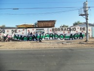 Trapo - Bandeira - Faixa - Telón - Trapo de la Barra: Nación Verdolaga • Club: Atlético Nacional • País: Colombia