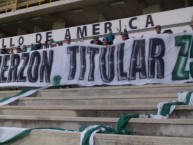 Trapo - Bandeira - Faixa - Telón - Trapo de la Barra: Nación Verdolaga • Club: Atlético Nacional