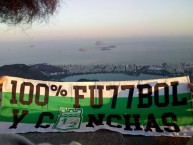 Trapo - Bandeira - Faixa - Telón - Trapo de la Barra: Nación Verdolaga • Club: Atlético Nacional