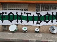 Trapo - Bandeira - Faixa - Telón - Trapo de la Barra: Nación Verdolaga • Club: Atlético Nacional