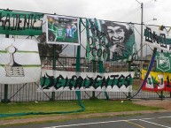 Trapo - Bandeira - Faixa - Telón - Trapo de la Barra: Nación Verdolaga • Club: Atlético Nacional