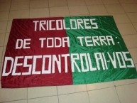 Trapo - Bandeira - Faixa - Telón - Trapo de la Barra: O Bravo Ano de 52 • Club: Fluminense