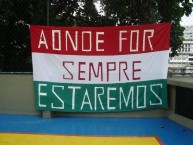 Trapo - Bandeira - Faixa - Telón - Trapo de la Barra: O Bravo Ano de 52 • Club: Fluminense