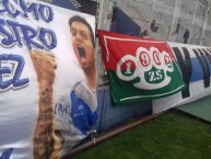 Trapo - Bandeira - Faixa - Telón - "Trapo Sobranada en la cancha de Velez por la amistad entre las hinchadas" Trapo de la Barra: O Bravo Ano de 52 • Club: Fluminense • País: Brasil