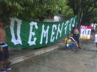 Trapo - Bandeira - Faixa - Telón - "DEMEN77ES" Trapo de la Barra: Pasión Vallenata Norte • Club: Valledupar