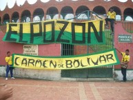 Trapo - Bandeira - Faixa - Telón - Trapo de la Barra: Rebelión Auriverde Norte • Club: Real Cartagena